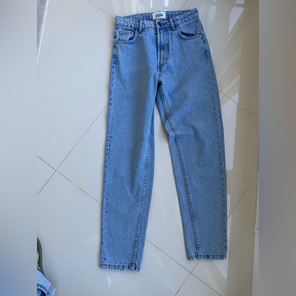 Classic Blue Denim Jeans mom jeans